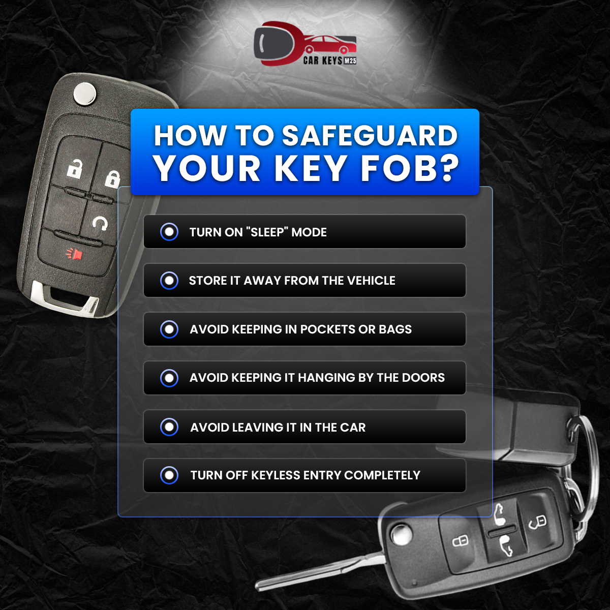 how to safeguard your key fob